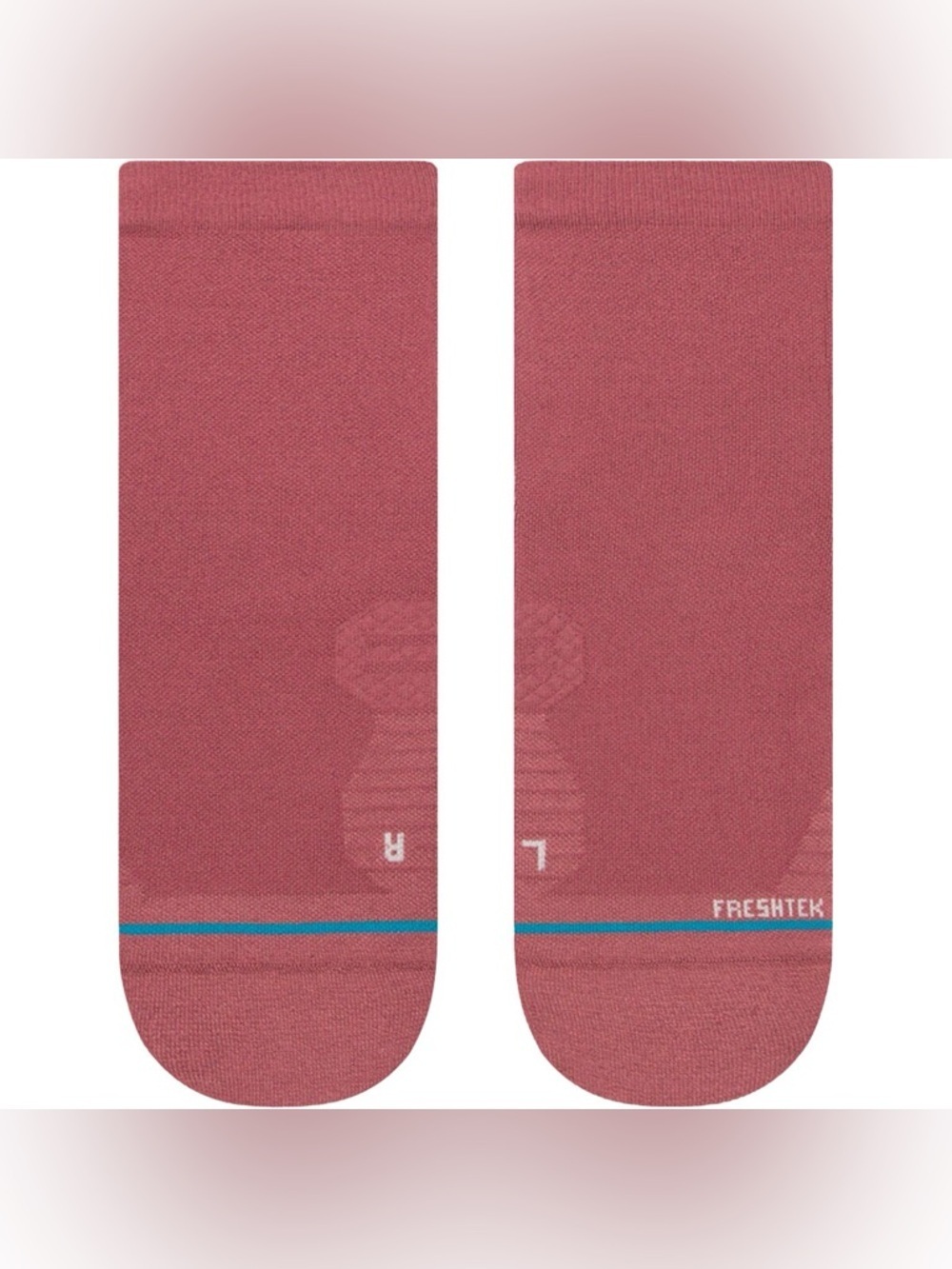 Stance Rouge Performance Quarter Socks Size Small - Picture 2 of 7